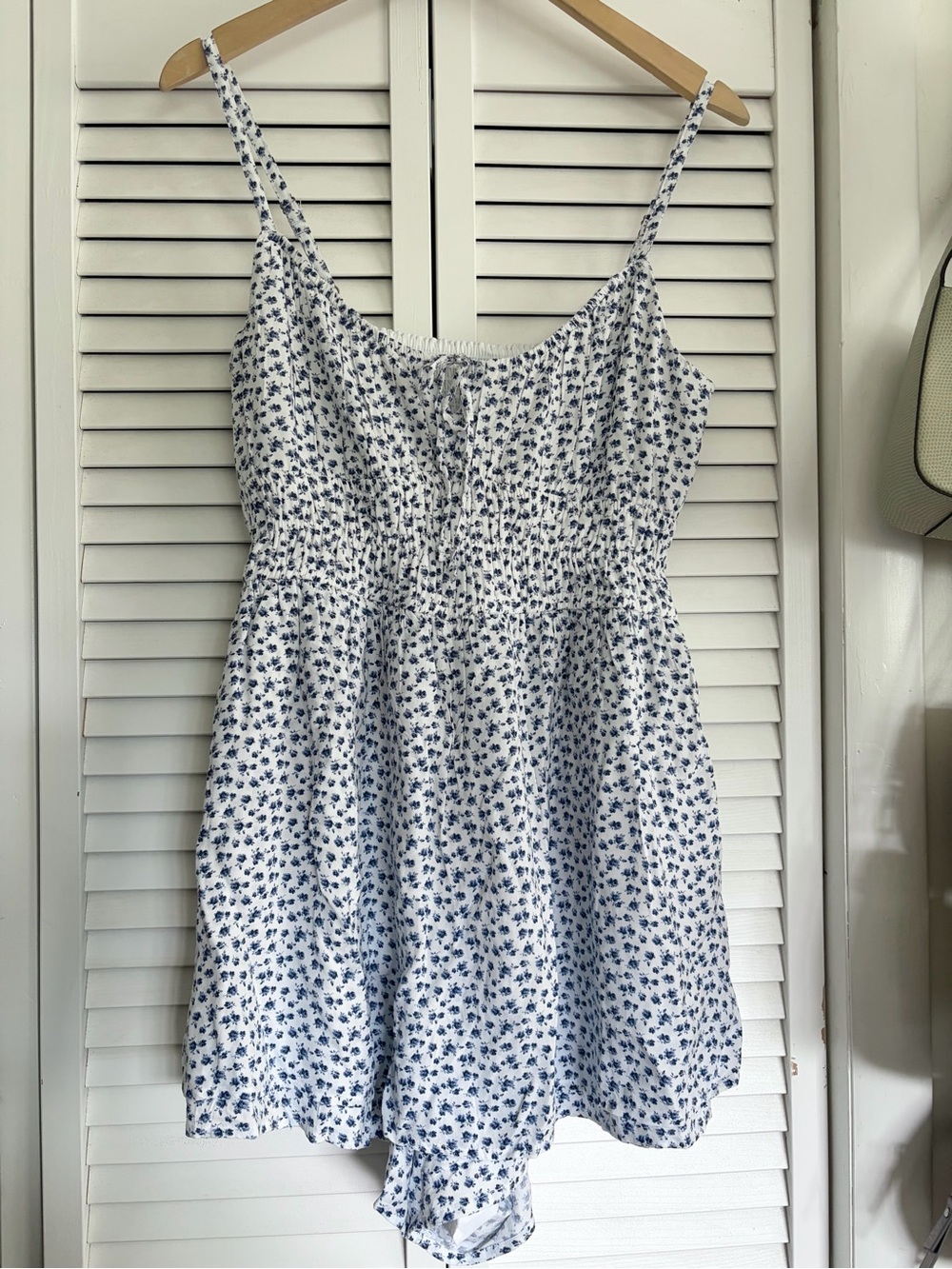 Hollister Floral Smocked Romper